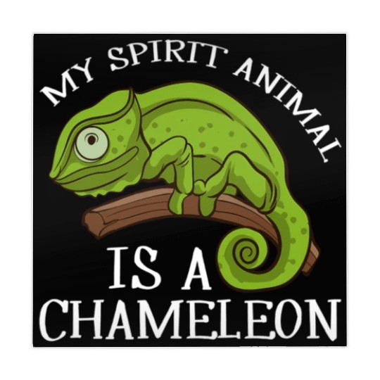 My Spirit Animal Is A Chameleon Lizard Chameleon Mahjong Mats