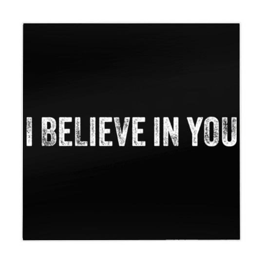 I Believe In You Teacher Testing Day Inspirational Mahjong Mats