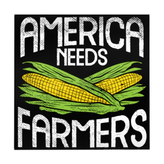 America Needs Farmers Agriculture Corn Farming Mahjong Mats