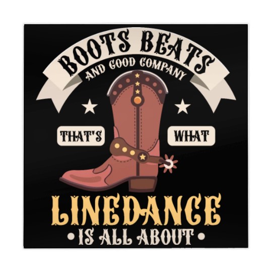 Line Dance Boots Beats Good Company Western Countr Mahjong Mats