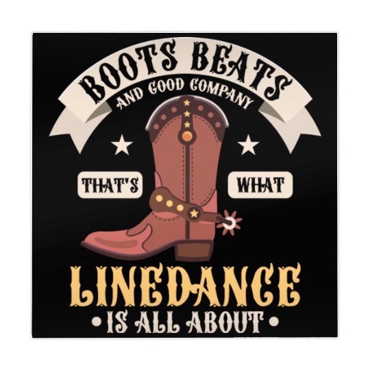 Line Dance Boots Beats Good Company Western Countr Mahjong Mats
