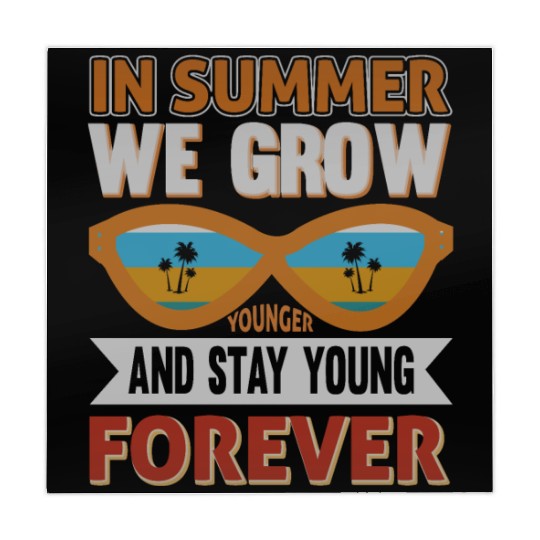 In Summer We Grow Younger And Stay Young Forever Mahjong Mats