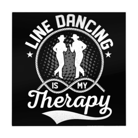 Line Dancing Is My Therapy Country Music Western Mahjong Mats