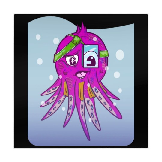 Cute pink octopus Mahjong Mats