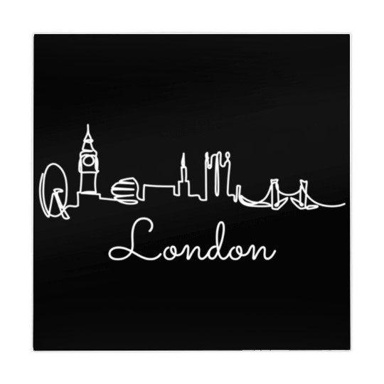 London England Skyline Love London Mahjong Mats