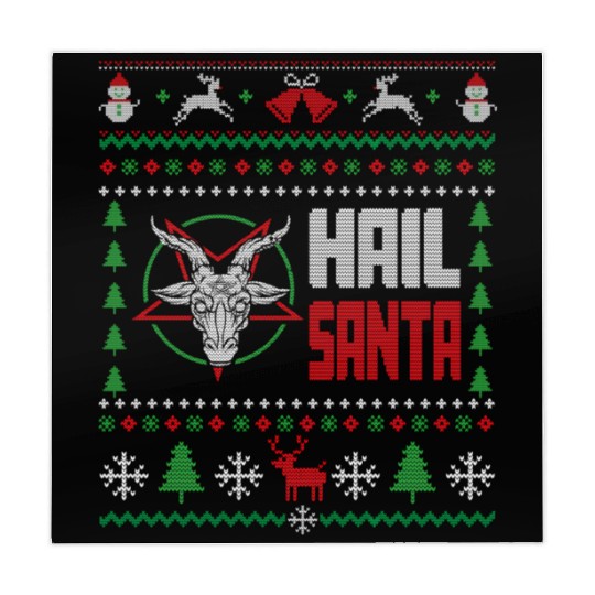 Hail Santa Ugly Mahjong Mats