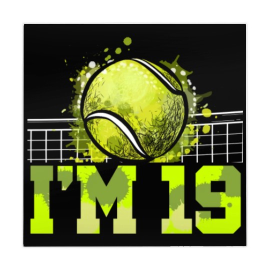 I'm 19 Racket Sports Tennis Player Teen 19th Mahjong Mats
