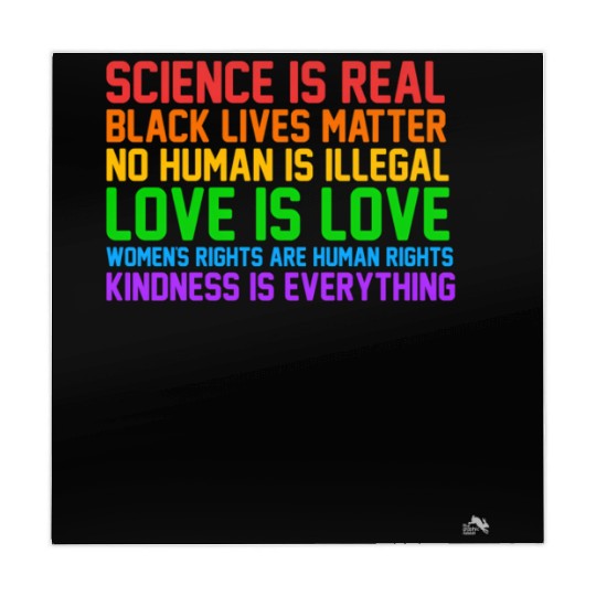 Science Is Real Kindness Is Everything Mahjong Mats