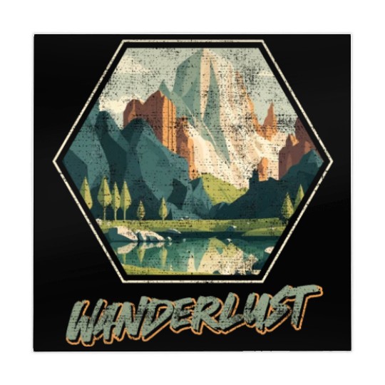Wanderlust Mountaineer Hiking Mountain love Mahjong Mats