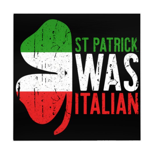 St Patrick Was Italian Shamrock Italy Flag Mahjong Mats