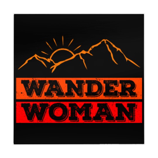 Wanderwoman Mountaineering Hiking Women Mahjong Mats