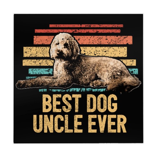 Best Dog Uncle Ever Goldendoodle Dog Dad Retro Mahjong Mats