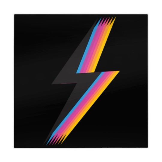 Lightning Bolt With Colorful Mahjong Mats