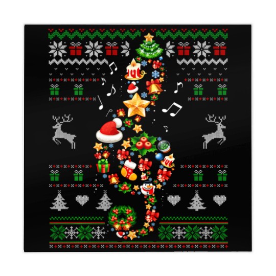 Music Note Ugly Musical Teacher Sing Carol Mahjong Mats