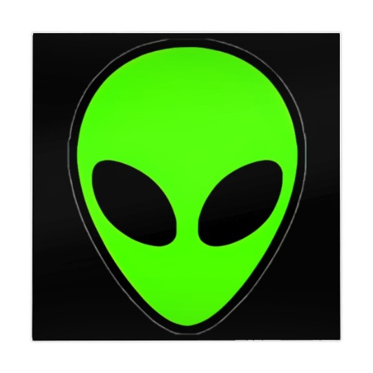 Alien Head Pocket Patch Area 51 Mahjong Mats