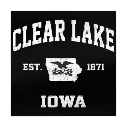 Clear Lake Iowa Ia State Athletic Style Mahjong Mats