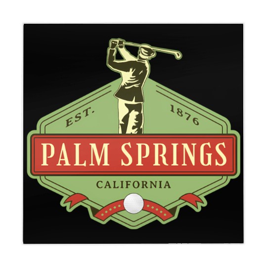 Palm Springs California Golf Mahjong Mats