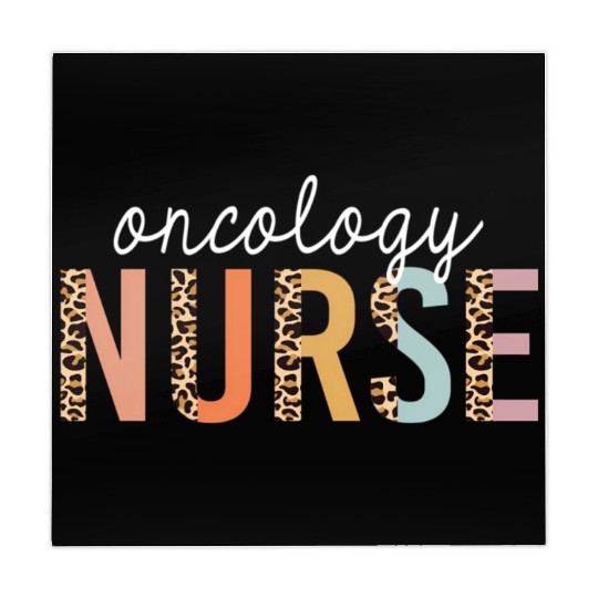 Oncology Nurse Leopard Print Nursing School Mahjong Mats