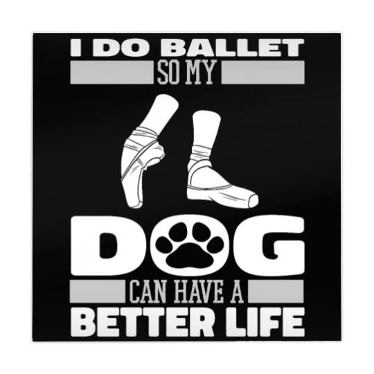 Ballet Ballerina Dog Mahjong Mats