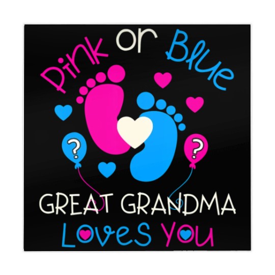 Pink Or Blue Great Grandma Loves You Gender Reveal Mahjong Mats