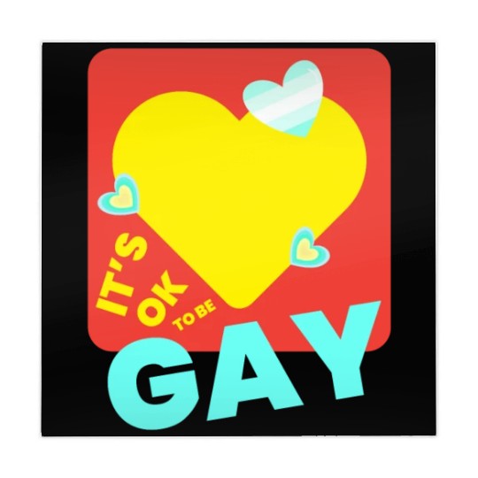It's OK to Be Gay Equality Gay Pride Rainbow Gay Mahjong Mats