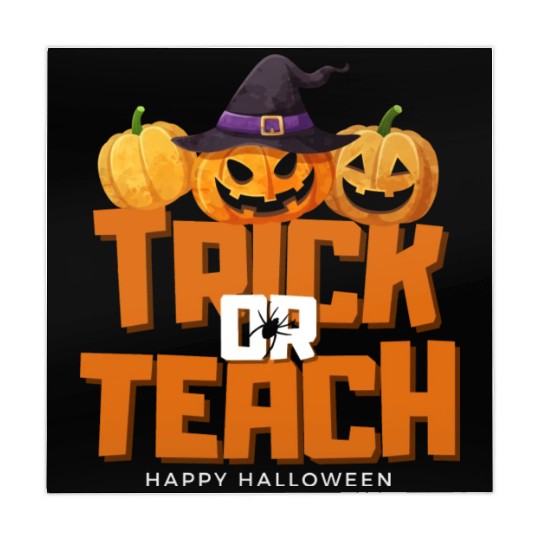 Trick Or Treat Teach Happy Halloween Pumpkins Mahjong Mats