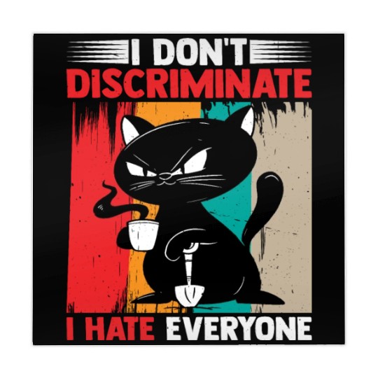 I Don't Discriminate I Hate Everyone 17 Mahjong Mats