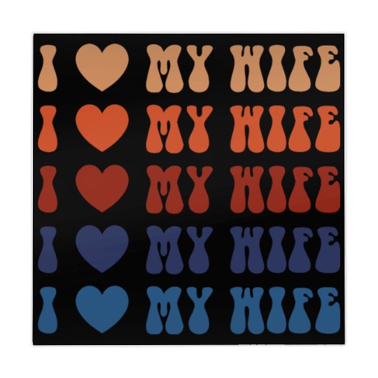 I Heart My Wife Lesbian Mahjong Mats