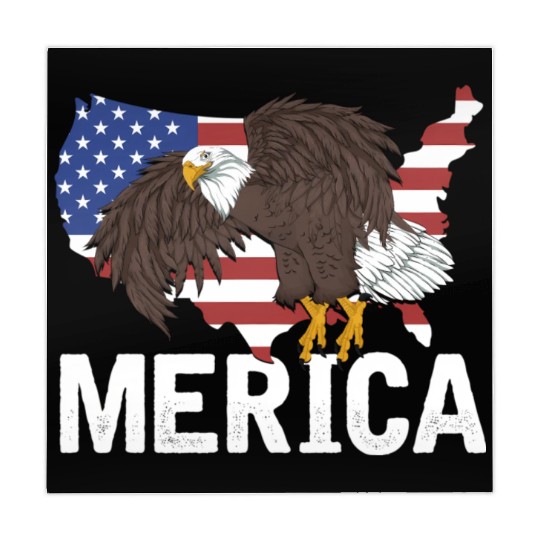 Us Flag Merica Pride Patriot Proud American Bald Mahjong Mats