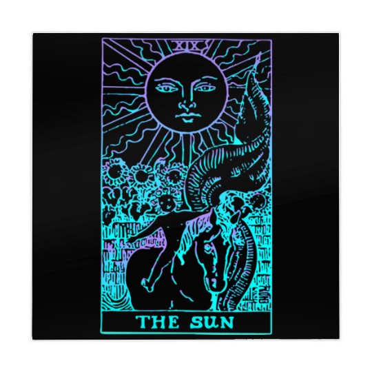 76205 The Sun Tarot Card Rider Waite Witchy Mahjong Mats