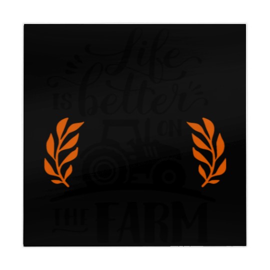 LIFE IS BETTER ON THE FARM RANCH gift for farmers Mahjong Mats