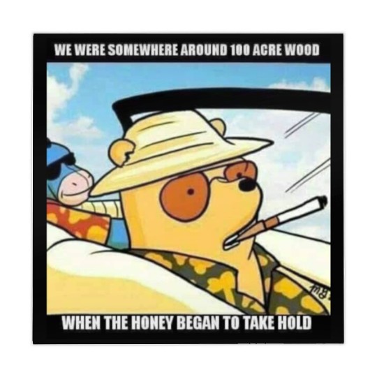 Can't stop here, its pooh country Mahjong Mats