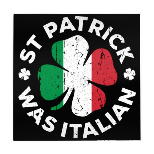 St Patrick Was Italian Shamrock Italy Flag Mahjong Mats