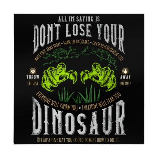 Don'T Lose Your Dinosaur Step Brothers Mahjong Mats