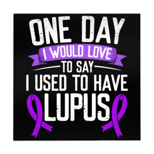 Lupus Awareness Month Purple Ribbon I Used To Mahjong Mats