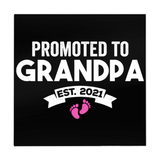 Promoted To Grandpa Est 2021 Newborn Baby Mahjong Mats