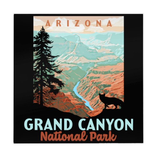 Grand Canyon National Park Arizonna Wpa Style Mahjong Mats