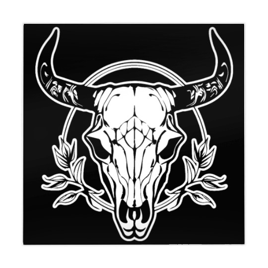 Cow Skull Boho Mahjong Mats