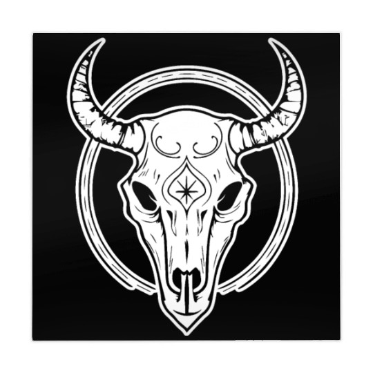 Cow Skull Boho Mahjong Mats