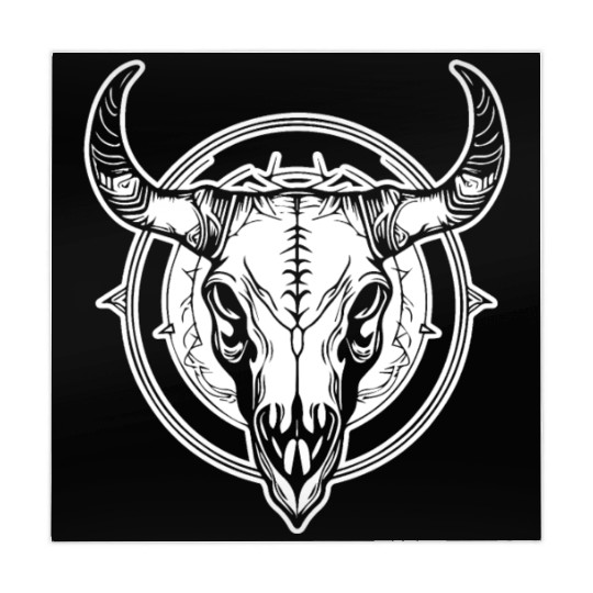 Cow Skull Boho Mahjong Mats