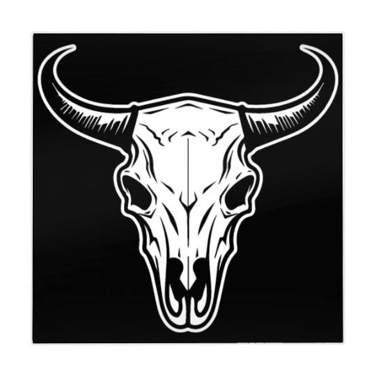 Cow Skull Boho Mahjong Mats