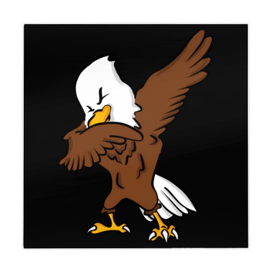 Dabbing American Bald Eagle Mahjong Mats