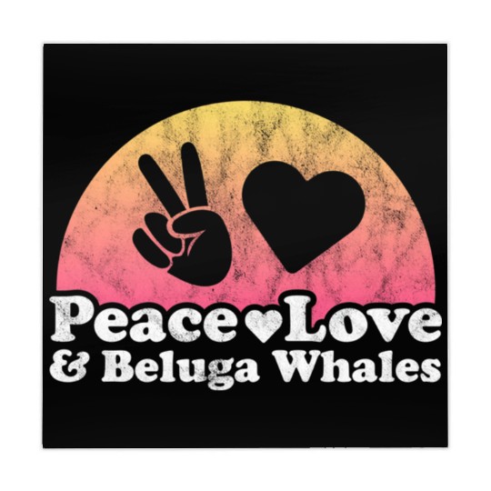 Peace Love And Beluga Whale Mahjong Mats