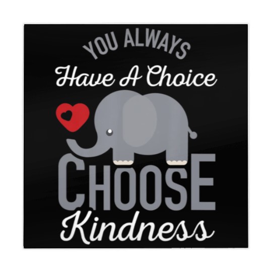 You Always Have A Choice Choose Kindness Elephan Mahjong Mats