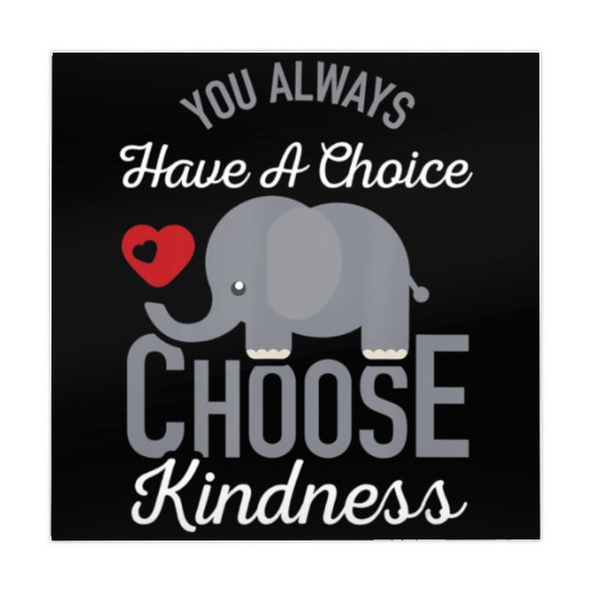 You Always Have A Choice Choose Kindness Elephan Mahjong Mats