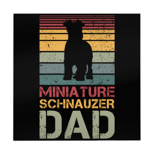Miniauture Schnauzer Dad Miniature Schnauzer Dog Mahjong Mats
