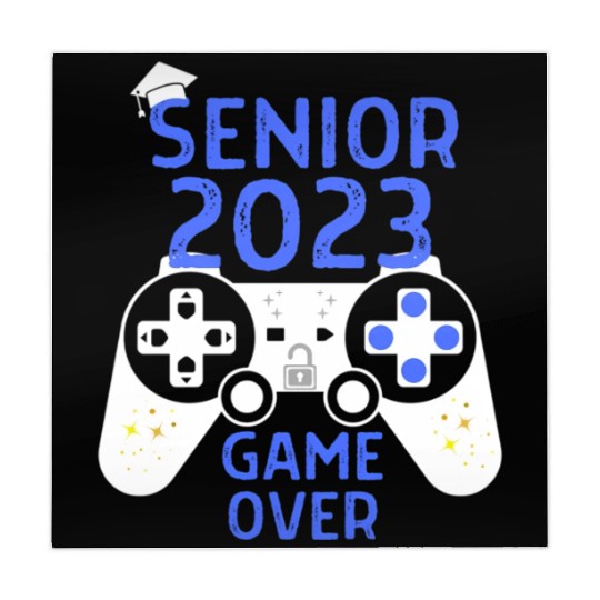 Class Of 2023 Senior Video Game Over School Gamer Mahjong Mats