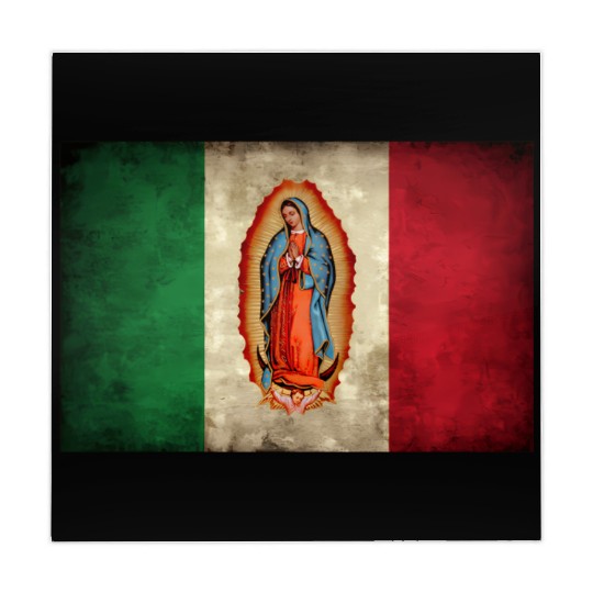 Our Lady Virgen De Guadalupe Mecan Flag Mahjong Mats