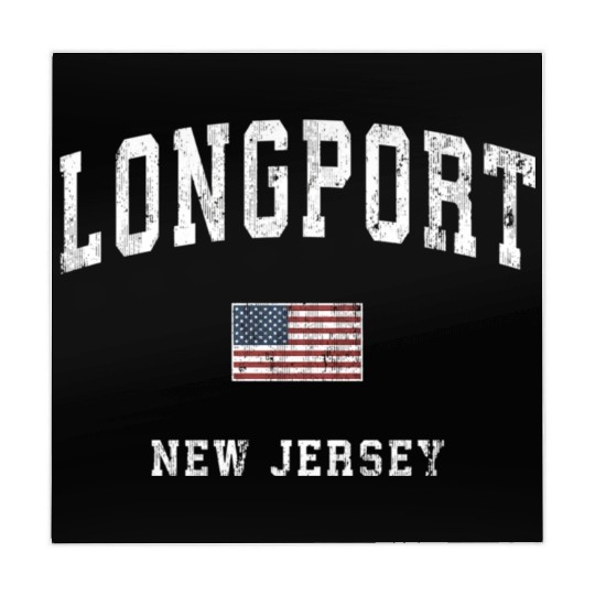 Longport New Jersey Nj American Flag Sports Mahjong Mats