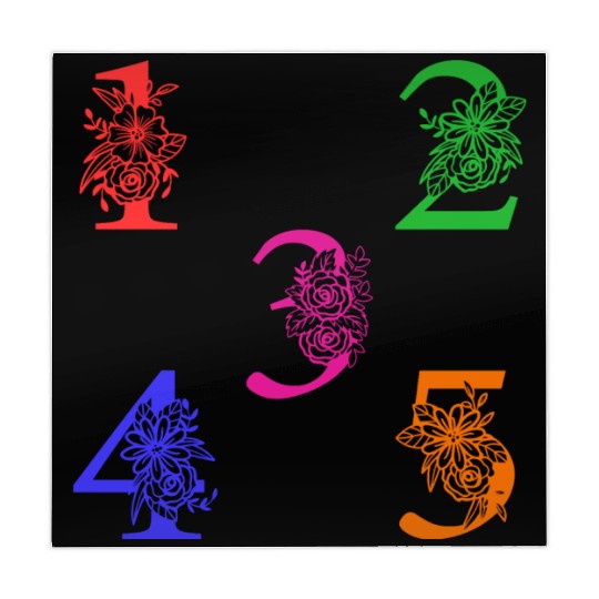 Fun Numbers, Numbers Mahjong Mats for kids and adults